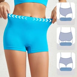 1 Pack Women Seamless Boyshort Panties Anti-Chafing Safety Shorts Sports Stretchy & Soft Underwear Sexy Lingerie Intimates S-5XL