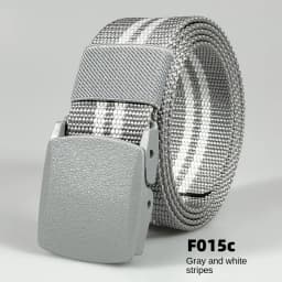 Men Belt Multifunctional Automatic Buckle Nylon Outdoor Canvas Metal Free Belt High Quality Black Red White Blue Belts for Women