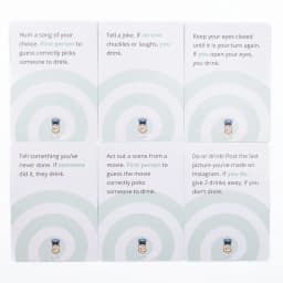 88 pcs Let's Get Drunk Drinking Card Game in Box English Version for Parties Borad Games 8.8x6.3cm