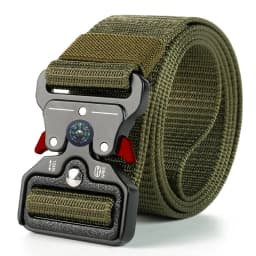 Compass Men Belt Outdoor Hunting Tactical Multi Function Combat Survival High Quality Corps Canvas For Nylon Male Luxury