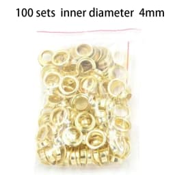 1 Set 1/4 Inch Grommet Eyelet Plier Set, Eyelet Hole Punch Pliers Kit With 100 Metal Eyelets, Grommet Tool Kit For Leather Cloth