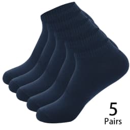 5 Pairs Men Ankle Socks Cotton Boat Black Solid Color Thin Breathable Comfortable High Quality Black White Low Cut Short Socks