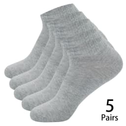5 Pairs Men Ankle Socks Cotton Boat Black Solid Color Thin Breathable Comfortable High Quality Black White Low Cut Short Socks