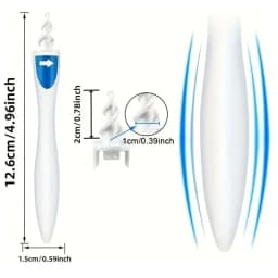 Hot New Ear Wax Arrival Spiral Silicon Removal Tool Reusable Earwax Cleaner Removal Care Soft Spiral Ears Cares Health Tools