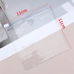 10Pcs Thicken Zipper Bag Transparent Plastic Bag Anti Oxidation Jewelry Pouch for DIY Jewelry Storage Earring Bracelet Packaging