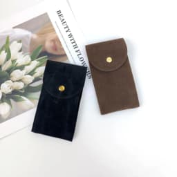Embers Watch Bag Blue Black Flannelette Gift Bag Travel Storage Case Durable Portable Watch Dust Protection Case