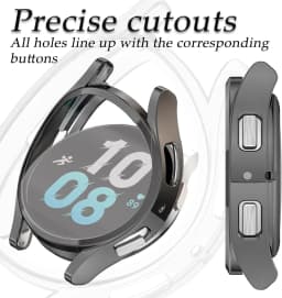 Protector Case For Samsung Galaxy Watch 7 4 5 6 40mm 44mm Cover Coverage Silicone TPU Bumper Screen Protective Full Accessories