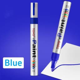 Metal Permanent Paint Marker Pen Waterproof Car Tyre Tire Tread Rubber Graffiti Touch Scratch Wet Wax Highlighter White Markers
