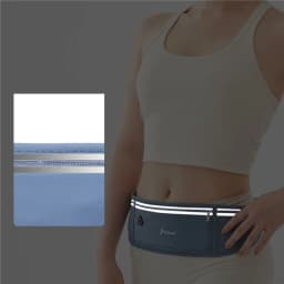Outdoor Waterproof Invisible Waist Pack Running Waist Pack Sports Waist Pack Men's And Women's Models Hidden Fitness Bag