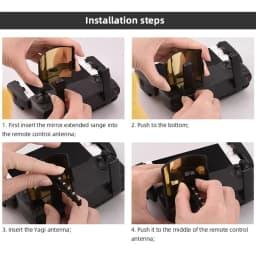 Yagi Antenna Amplifier Extender for DJI Mavic Pro Mini SE Spark Air FIMI X8 Mini Drone Remote Controller Signal Booster