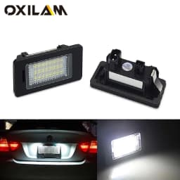 2pcs Canbus Led Number Plate Light for BMW E39 E60 M5 E70 X5 E90 E92 E93 M3 E91 E61 Touring E71 E72 X6 Accessories Led Auto Lamp