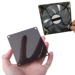 5Pcs/set 40/50/60/70/80/90mm PVC Fan Dust Filter PC Dustproof Case Cuttable Computer Mesh Cover Mesh Black