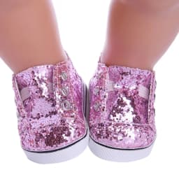 7 cm Doll Shoes For 43cm Baby Doll Clothes Accessories & 18 Inch American Doll Girl's Toy Gift