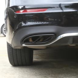 For Mercedes Benz A B C E GLA GLC GLE GLS CLS Class Stainless Steel Car Rear Exhaust Muffler Pipe Cover Trim Tail Throat Frame