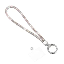 Glitter Rhinestone Phone Lanyard Phone Crystal Wrist Straps Keychain Hanging Anti-lost Rope Bling Bling Hanging Cord
