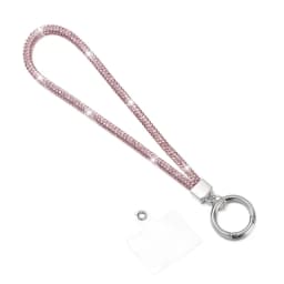 Glitter Rhinestone Phone Lanyard Phone Crystal Wrist Straps Keychain Hanging Anti-lost Rope Bling Bling Hanging Cord
