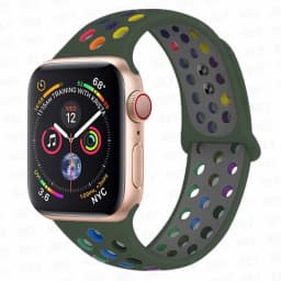 Sport watch strap For Apple Watch Bands Ultra 49mm 44mm 45mm 38/40mm 41mm Silicone Pride Bracelet iWatch Series 8 7 6 4 5 3 9 SE