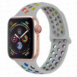 Sport watch strap For Apple Watch Bands Ultra 49mm 44mm 45mm 38/40mm 41mm Silicone Pride Bracelet iWatch Series 8 7 6 4 5 3 9 SE