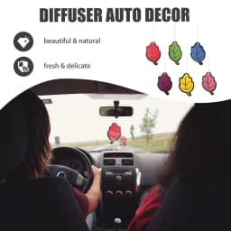 Car Air Freshener Hanging Perfume Odor Eliminator Long-Lasting Fragrance Leaf Paper Auto Aromatherapy Deodorant Supplies Gadgets