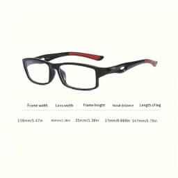 Anti Blue Light Sport Reading Glasses For Men And Women Lightweight Comfortable Non-Slip Temple Clear Vision Eyeglasses