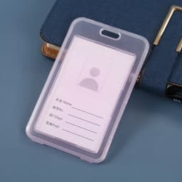 Women Men Card Cover Case Plastic Transparent Business Credit Cards Bank ID Card Sleeve Protect Holder Case for Student