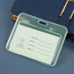 Women Men Card Cover Case Plastic Transparent Business Credit Cards Bank ID Card Sleeve Protect Holder Case for Student