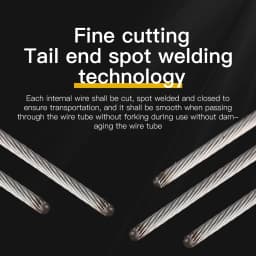 1/5Pcs Stainless Steel Brake Inner Cable Line MTB Mountain Road Bicycle Bike Derailleur Shift Wire 2100mm/1700mm/1550mm/1100mm