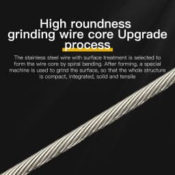 1/5Pcs Stainless Steel Brake Inner Cable Line MTB Mountain Road Bicycle Bike Derailleur Shift Wire 2100mm/1700mm/1550mm/1100mm