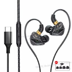 OLAF HiFi Type C Gaming Headphones Wired Earphones Handsfree Bass Stereo 3.5mm Headset Gamer Sports Earbuds Noise Cancelling