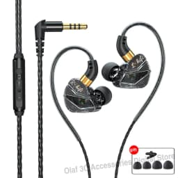 OLAF HiFi Type C Gaming Headphones Wired Earphones Handsfree Bass Stereo 3.5mm Headset Gamer Sports Earbuds Noise Cancelling