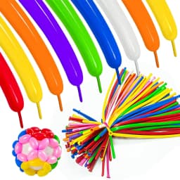 Long Strip Latex Balloon 100 PCS Red Green Yellow Blue Pink Mixed DIY Birthday Party Wedding Ballons Baby Shower Decoration
