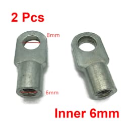 2x 10mm M8 M6 Universal Boot Bonnet Gas Strut End Fitting Connector Ball Screw Bolt Pin Joint Valve for Spring Lift Supports