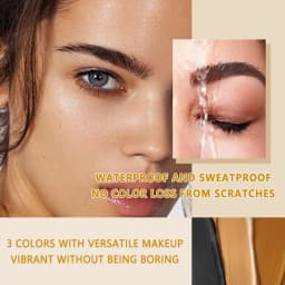 ICONSIGN Eyelashes and Eyebrow Tint Dye Eyebrow Dye Waterproof Long-lasting Eyebrow Brow Kit Semi Permanent Eyebrow Black Brown