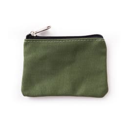 DIY Plain Canvas Cotton Bag Pure Zipper Coin Key Bag Money Pocket Women Men Hand-held Coin Purse Small Wallet Kid