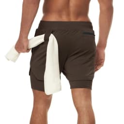 Summer Man Fitness Sport Shorts Men's Jogging Gym Bodybuilding Short Pants Breathable Training Sportswear double-deck Shorts Men