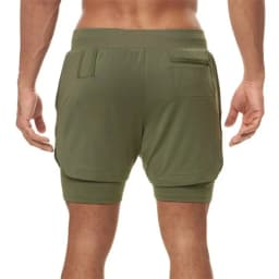 Summer Man Fitness Sport Shorts Men's Jogging Gym Bodybuilding Short Pants Breathable Training Sportswear double-deck Shorts Men