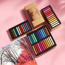 Marie's Soft Chalk Pastels,12/24/36/48 Colors,Drawing Stick for Artist,Professional,Pigment Painting Pen Tool,Powder Color Pens
