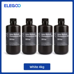 ELEGOO Water Washable 3D Printer Resin LCD UV-Curing Resin 405nm Standard Photopolymer Resin for LCD 3D Printing 1000g