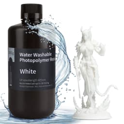 ELEGOO Water Washable 3D Printer Resin LCD UV-Curing Resin 405nm Standard Photopolymer Resin for LCD 3D Printing 1000g
