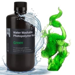 ELEGOO Water Washable 3D Printer Resin LCD UV-Curing Resin 405nm Standard Photopolymer Resin for LCD 3D Printing 1000g