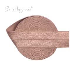 BRISTLEGRASS 2 5 10 50 100 Yard 1" 25mm Solid Shiny Fold Over Elastics Spandex Satin Bands Tape Headband Tutu Dress Sewing Trim