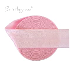 BRISTLEGRASS 2 5 10 50 100 Yard 1" 25mm Solid Shiny Fold Over Elastics Spandex Satin Bands Tape Headband Tutu Dress Sewing Trim