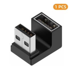 90 Degree USB 3.0 Male to Female Right Angle Extension Adapter USB Upward Elbow Adapter 10Gbps For Laptop PC Connector Converte