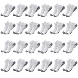 6/24 Pairs Cushioned Breathable Ankle Athletic Running Socks Low Cut Sports Tab for Men And Women