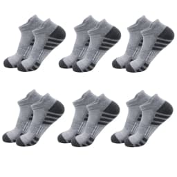 6/24 Pairs Cushioned Breathable Ankle Athletic Running Socks Low Cut Sports Tab for Men And Women