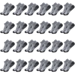 6/24 Pairs Cushioned Breathable Ankle Athletic Running Socks Low Cut Sports Tab for Men And Women