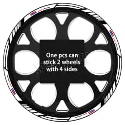 Reflective Wheel Sticker Rim Strips Tape Hub Decal Accessories For Honda HRC CBR650R cbr 600 rr CBR 600 F4 f4i CBR1000RR 250r
