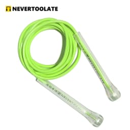 NEVERTOOLATE EXTRA LONG 3.2 METERS 14cm abs handle boxing speed 5mm Soft PVC Jump skip Rope Tangle Free Skipping Fitness