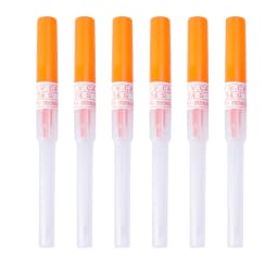 6pcs Sterilized Catheter Piercing Needles Supply Professional Piercing Stores Home Nose Lip Ear Eyebrow Body Piercing Needle