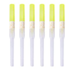 6pcs Sterilized Catheter Piercing Needles Supply Professional Piercing Stores Home Nose Lip Ear Eyebrow Body Piercing Needle